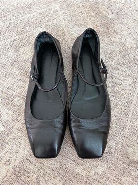 Aeyde Uma Mary Jane Black Flats